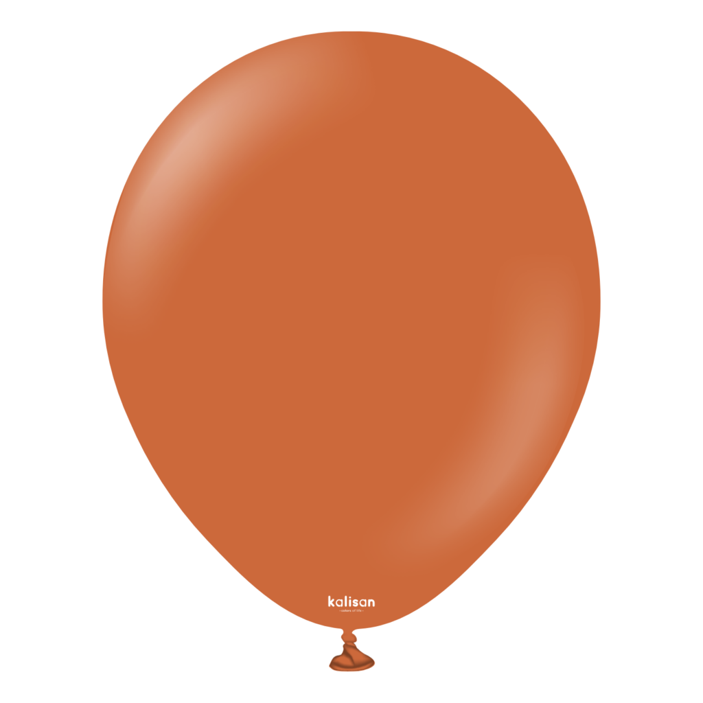 Balon Retro Rust orange 12"