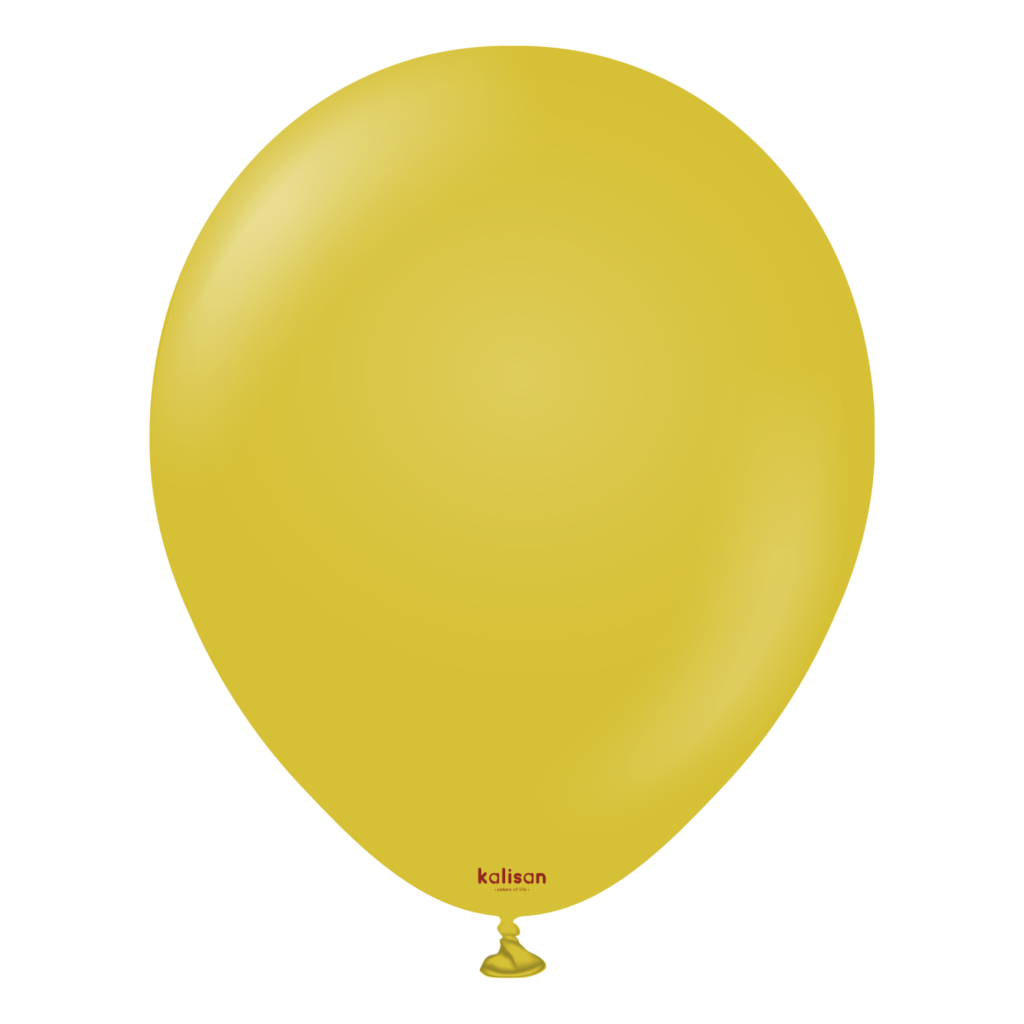 Balon Retro Mustard 12"