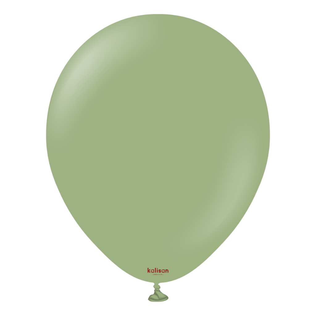 Balon Retro Eucalyptus 12"