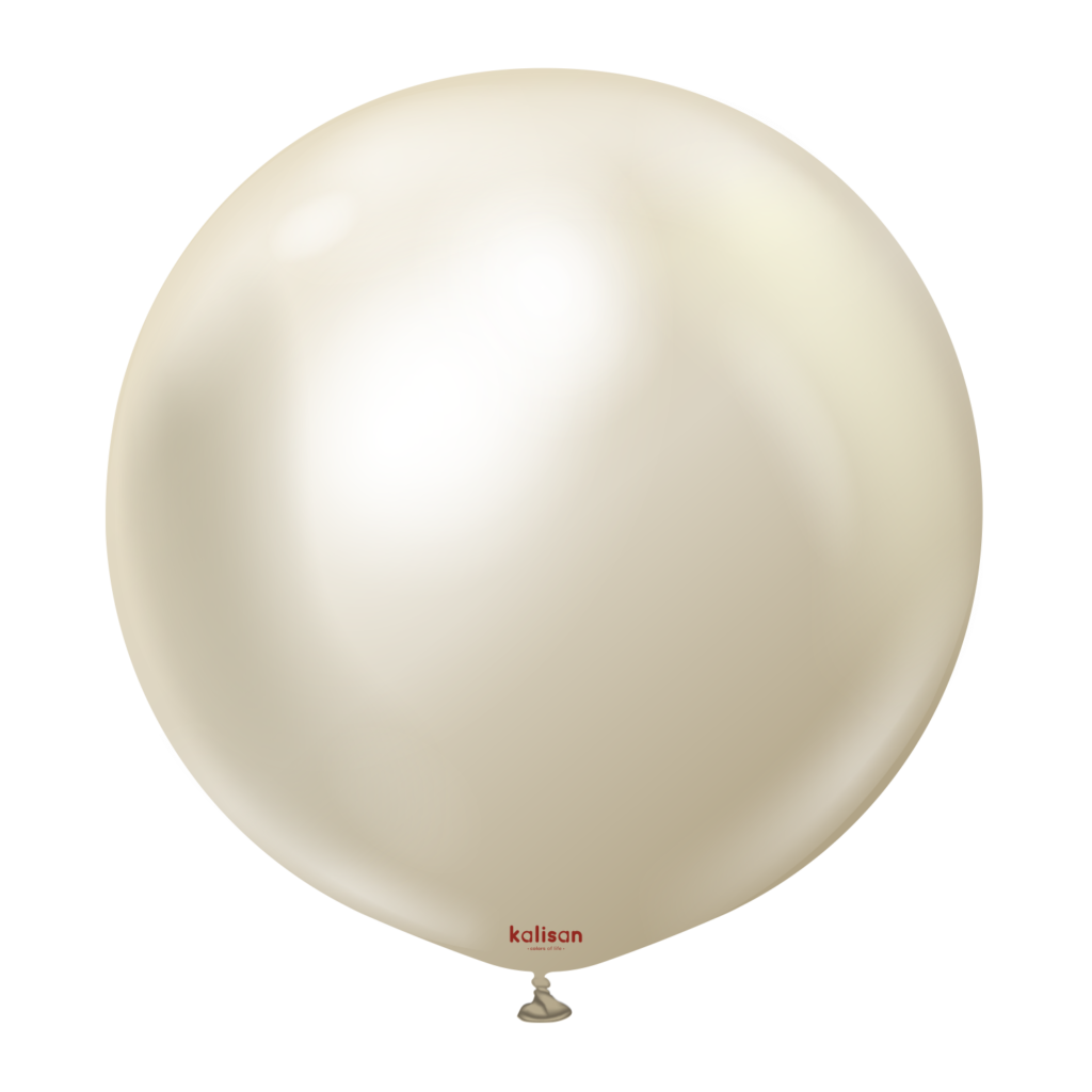 Balon Mirror White gold 18"