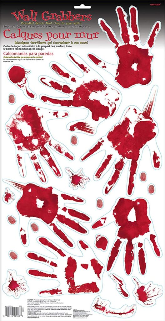 Bloody hands stikeri