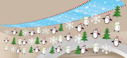Joyful Snowman dekoracija za plafon