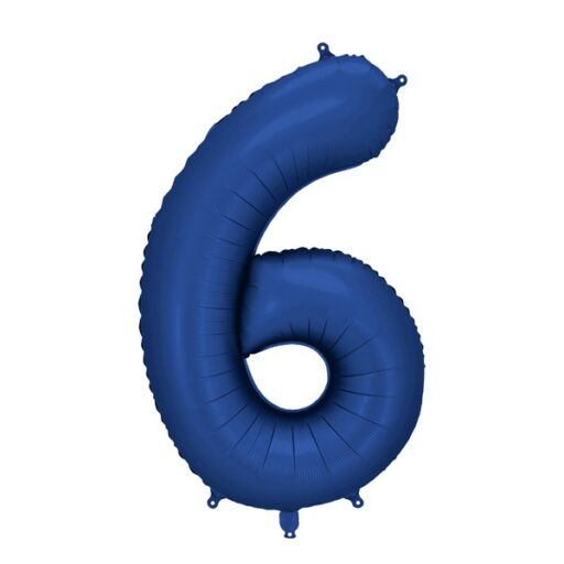 Plavi balon broj 6