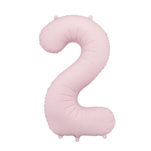 Svijetlorozi balon broj 2
