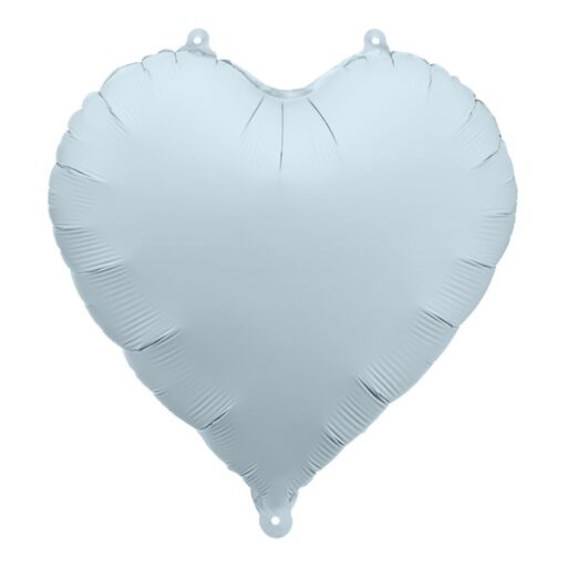 Svijetloplavi balon u obliku srca