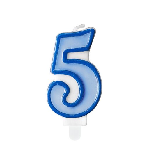 Plava svjećica broj 5