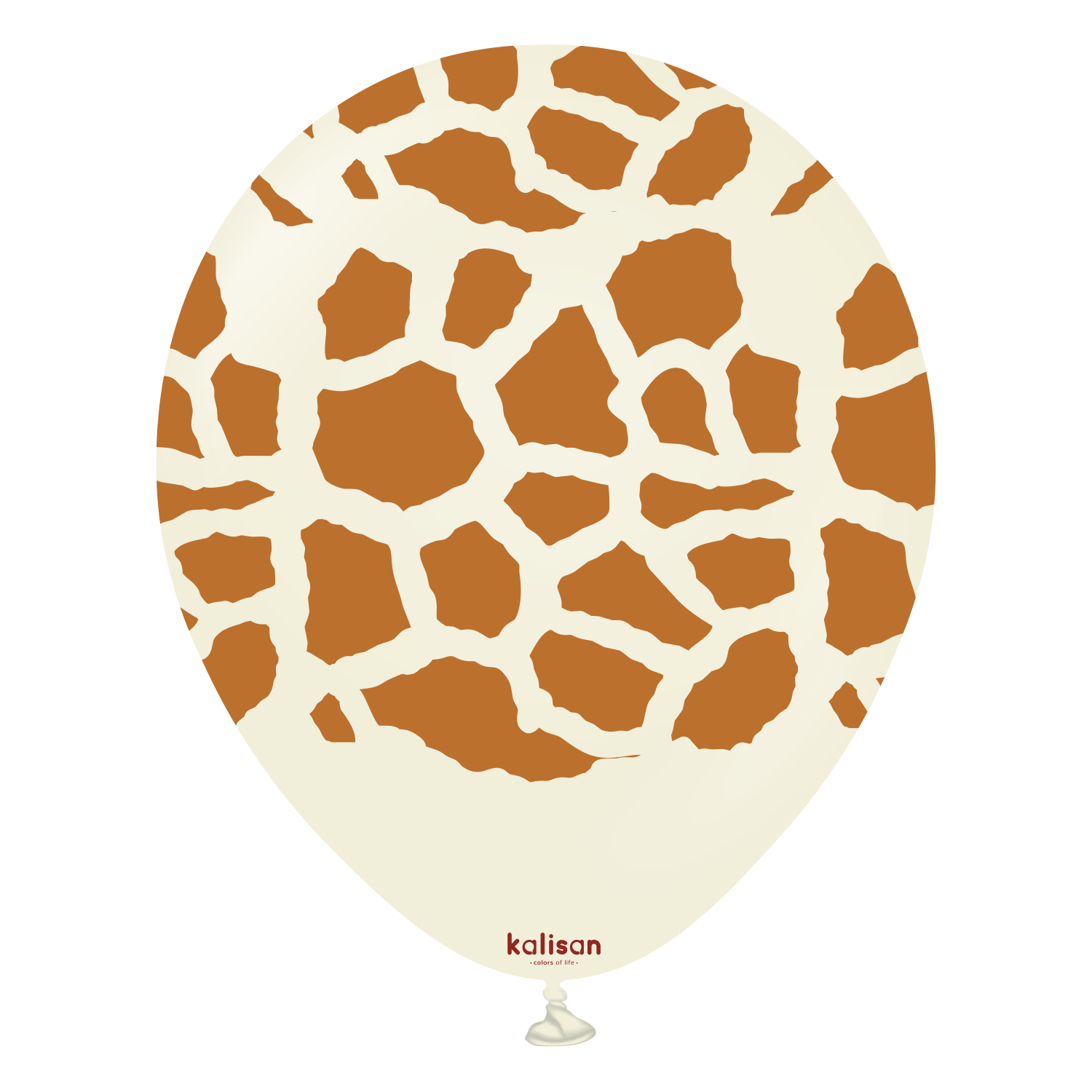 Balon Safari giraffe White sand 12"