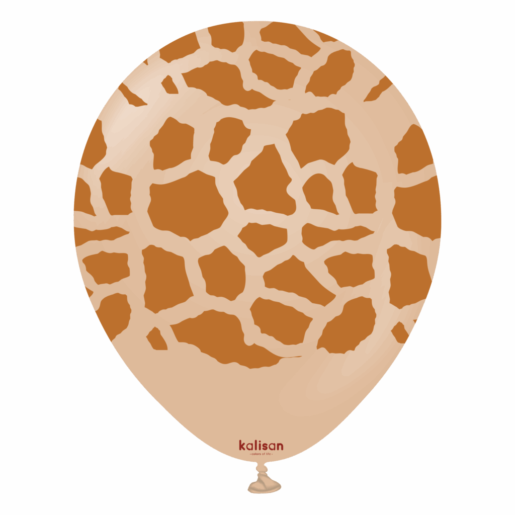 Balon Safari giraffe Desert sand 12"