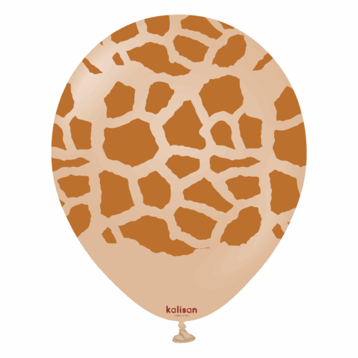 Balon Safari giraffe Desert sand 12"