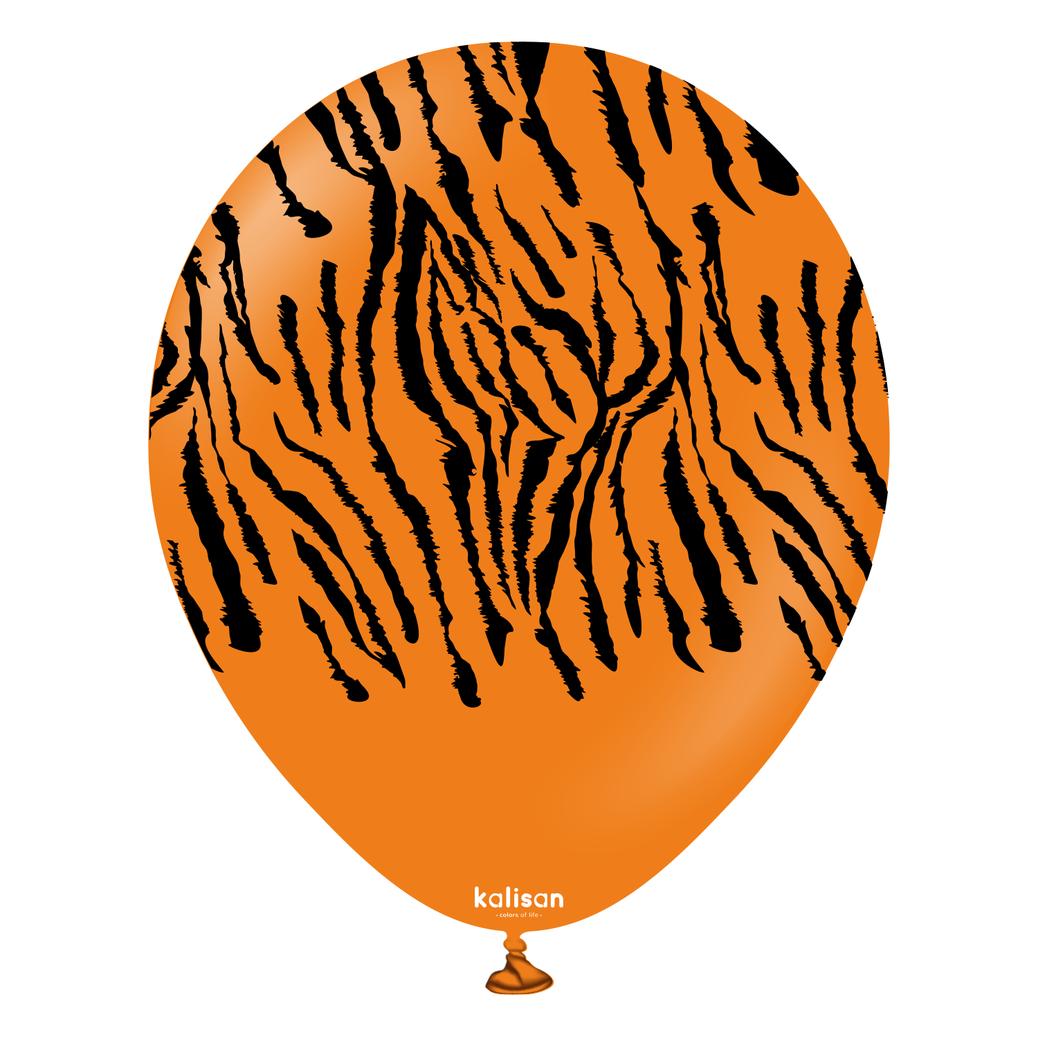 Balon Safari tiger Orange 12"