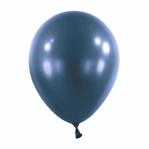 Balon Metallic Navy flag blue 11"