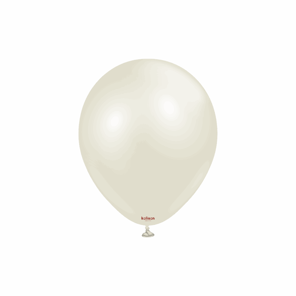 Balon Aura Ivory white 5"