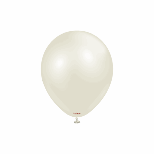 Balon Aura Ivory white 5"