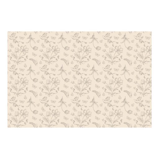 Cvjetni bež stolnjak