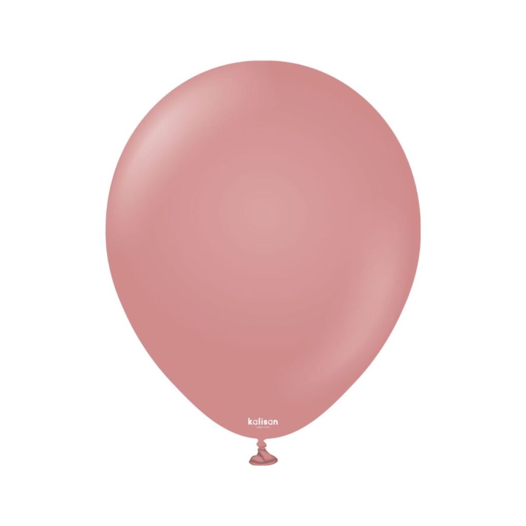 Balon Retro Rosewood 12"