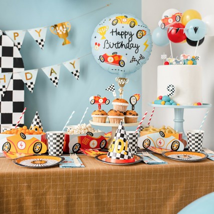 Balon Happy birthday autići - Image 2