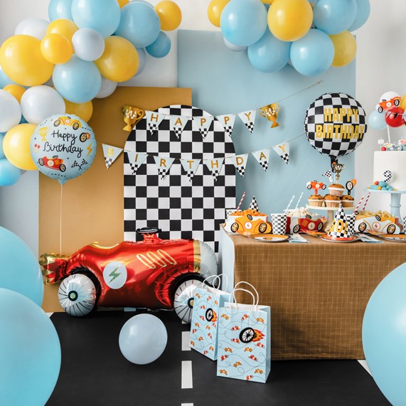 Balon Happy birthday autići - Image 3