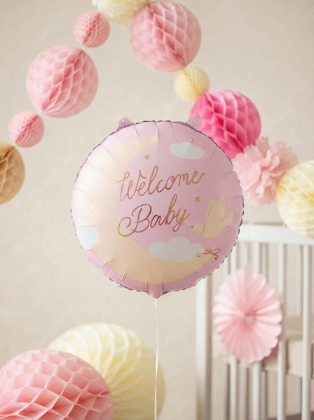 Balon Welcome baby rozi - Image 2
