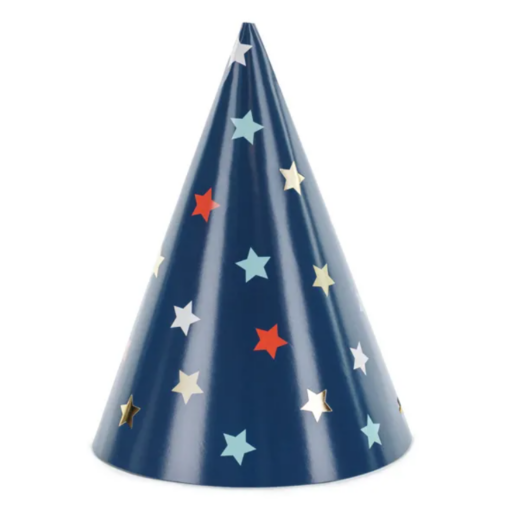 Plave kape sa šarenim zvijezdicama