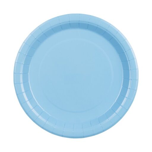 Svijetloplavi tanjiri