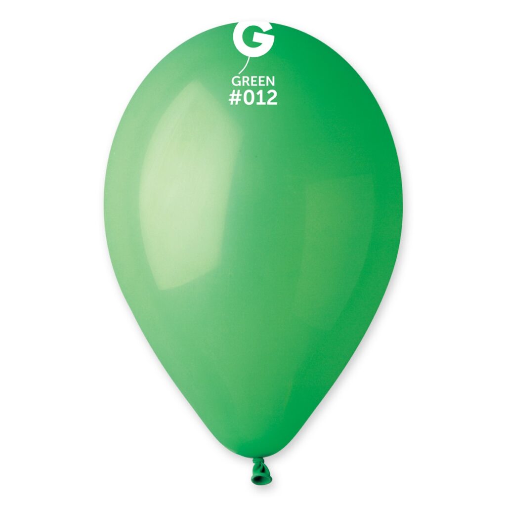 Balon Green #012 10"