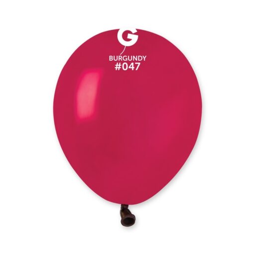 Balon Burgundy 5"