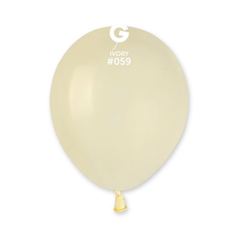 Balon Ivory 5"