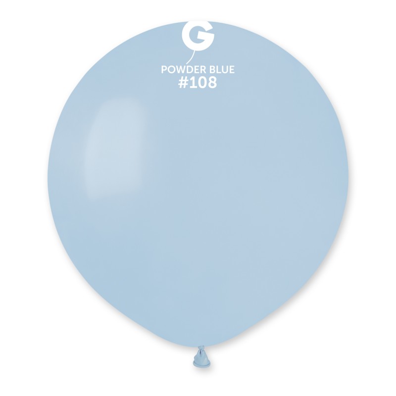 Balon Powder blue 19"
