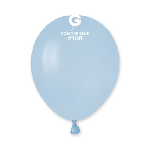 Balon Powder blue 5"
