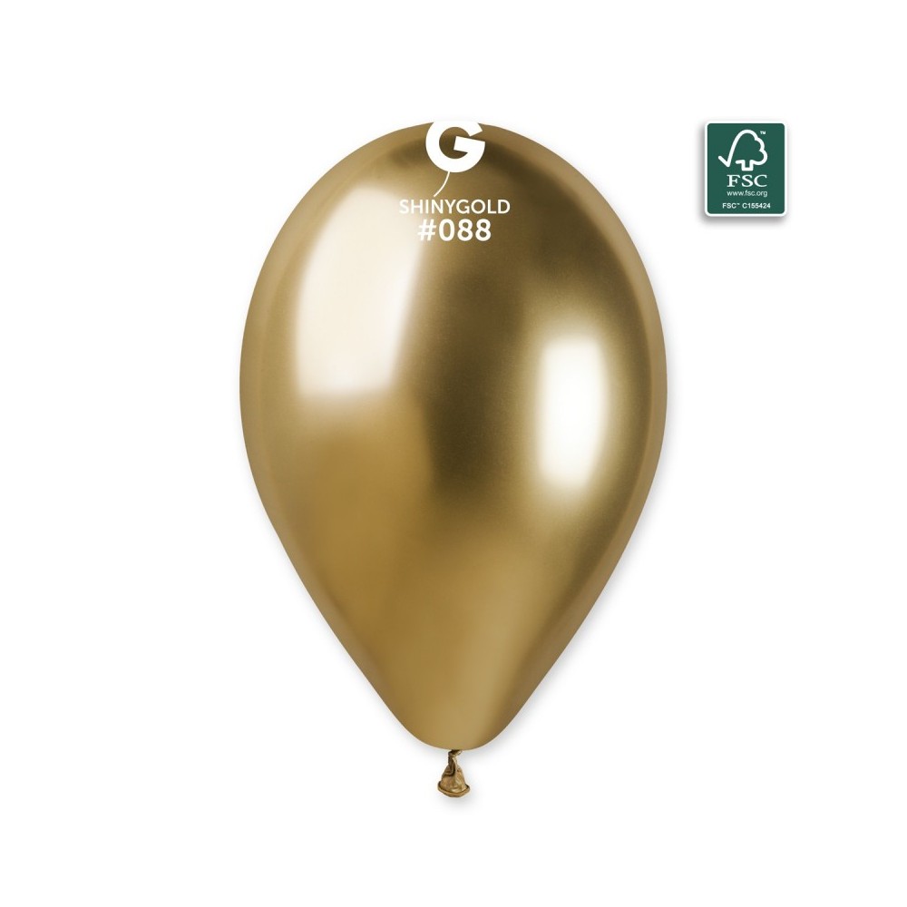 Balon Shiny gold 5"