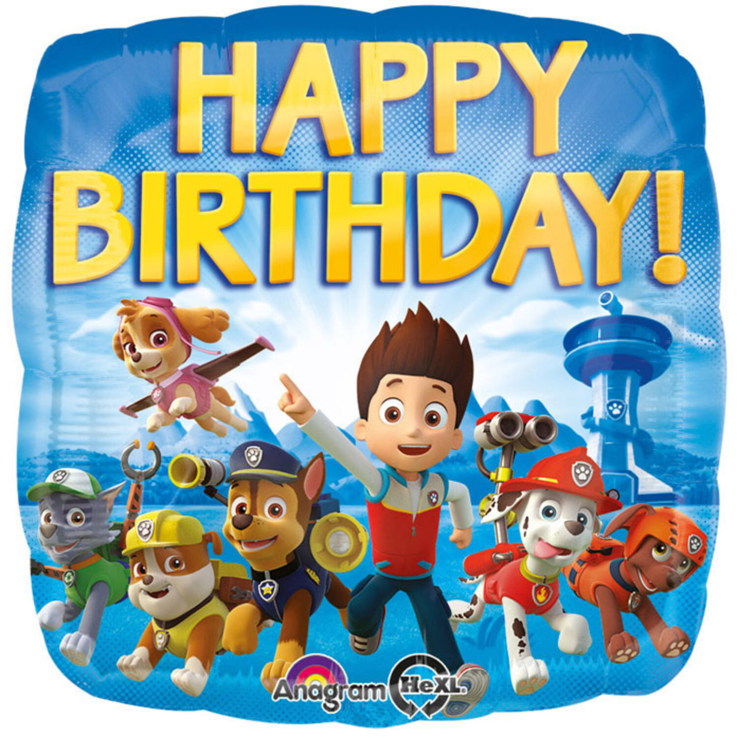 Balon Paw Patrol HBD