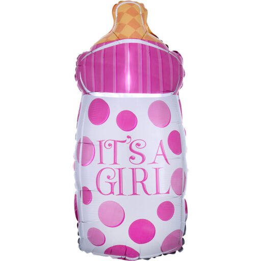 Balon roza flašica - It's a Girl