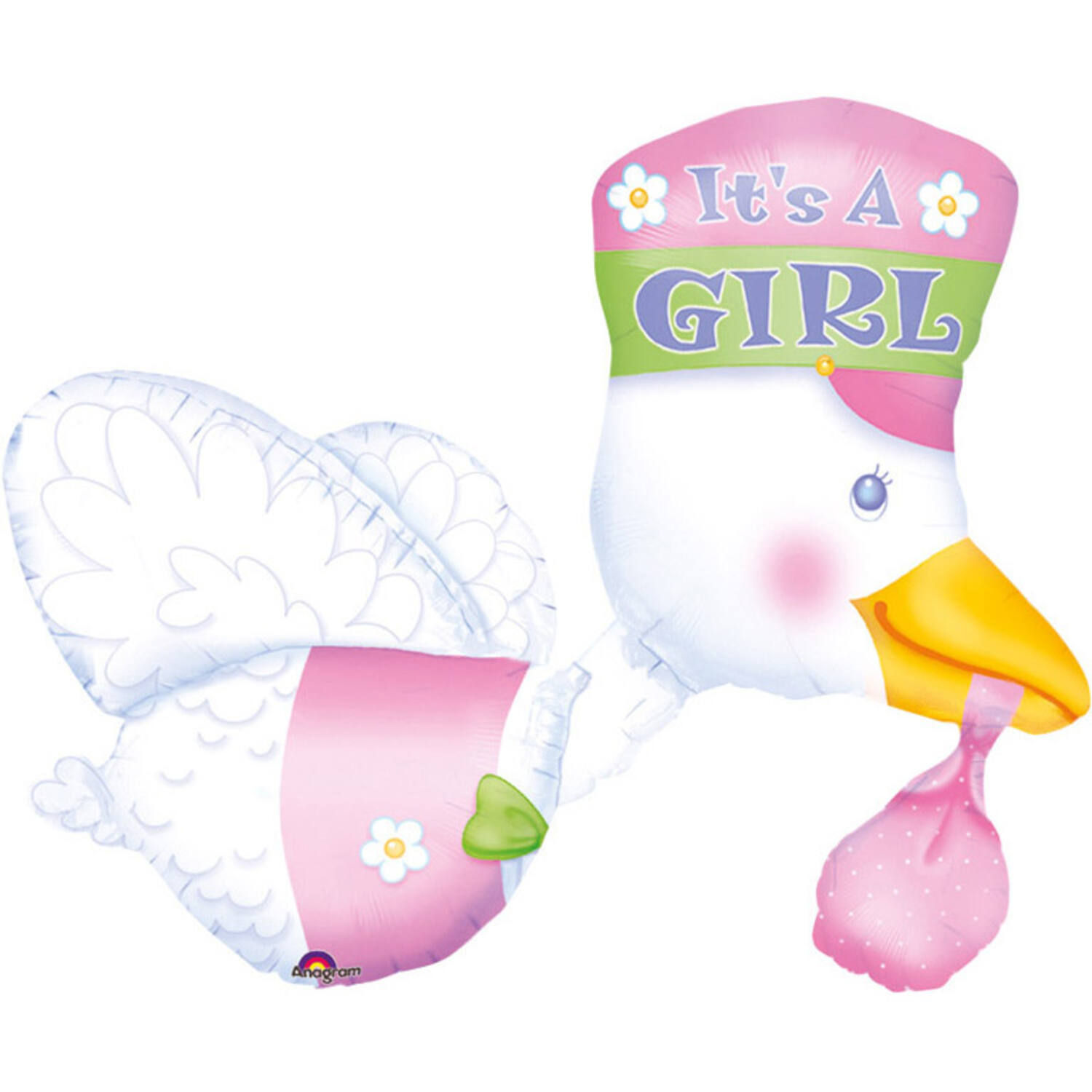 Balon roza roda - It's a Girl