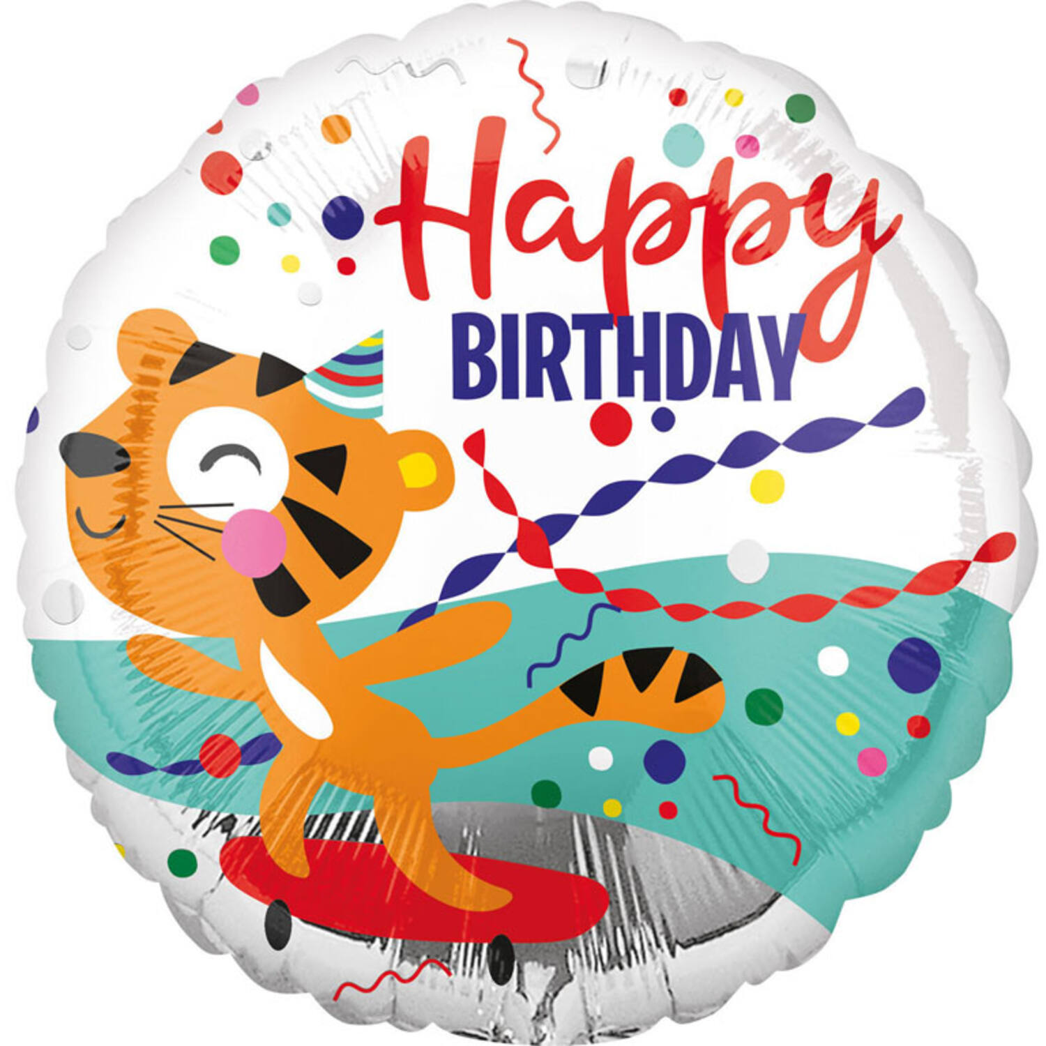 Balon Happy birthday tigar