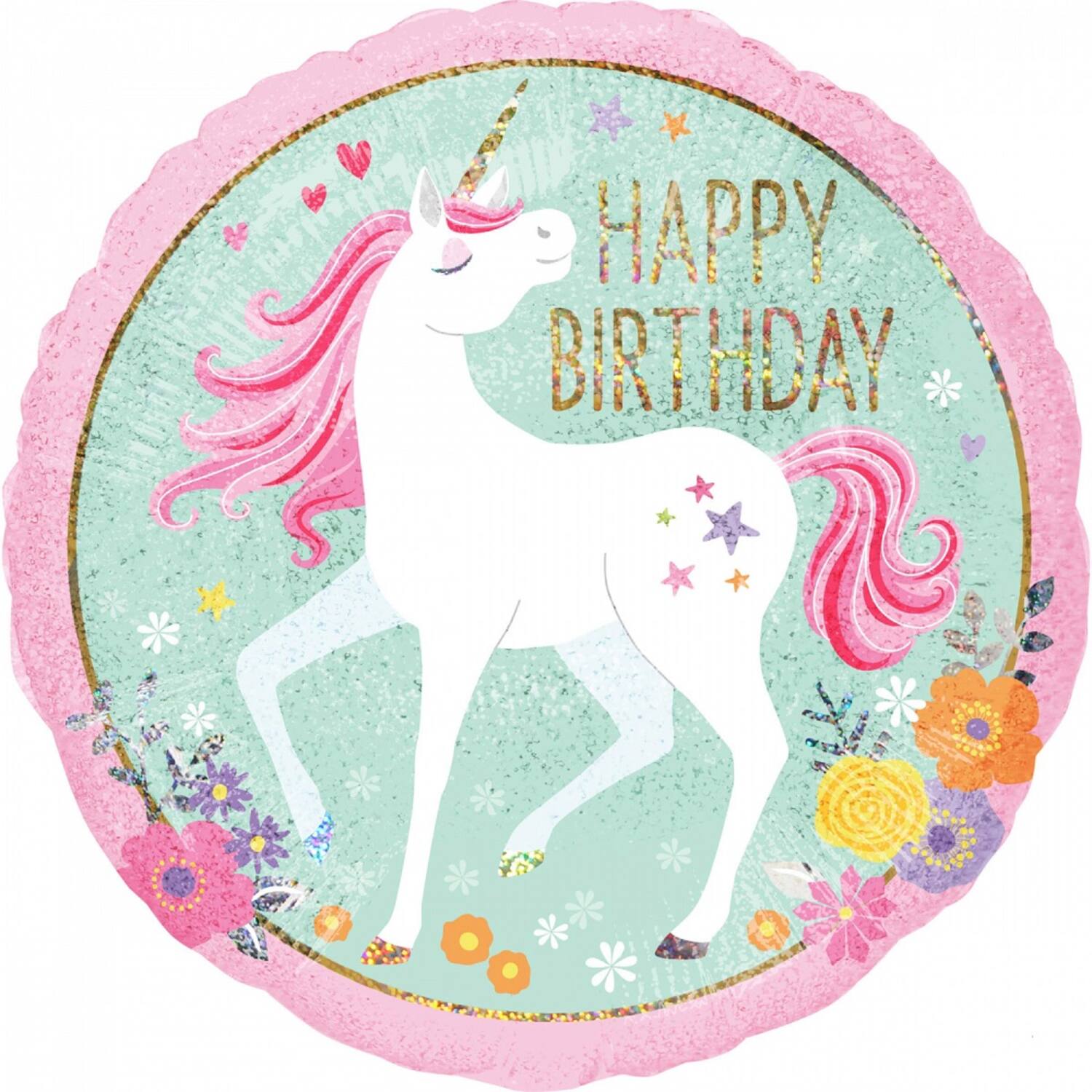 Balon Magical Unicorn HBD
