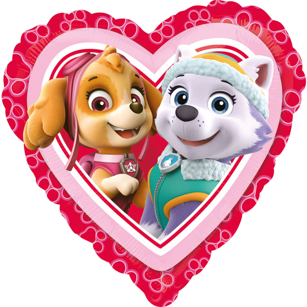 Balon Paw Patrol pink