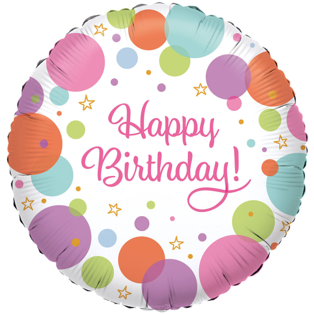 Balon HBD pastel