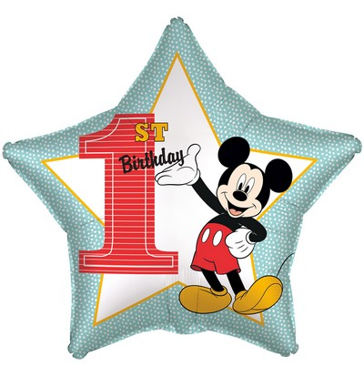 Balon Mickey 1st Birthday