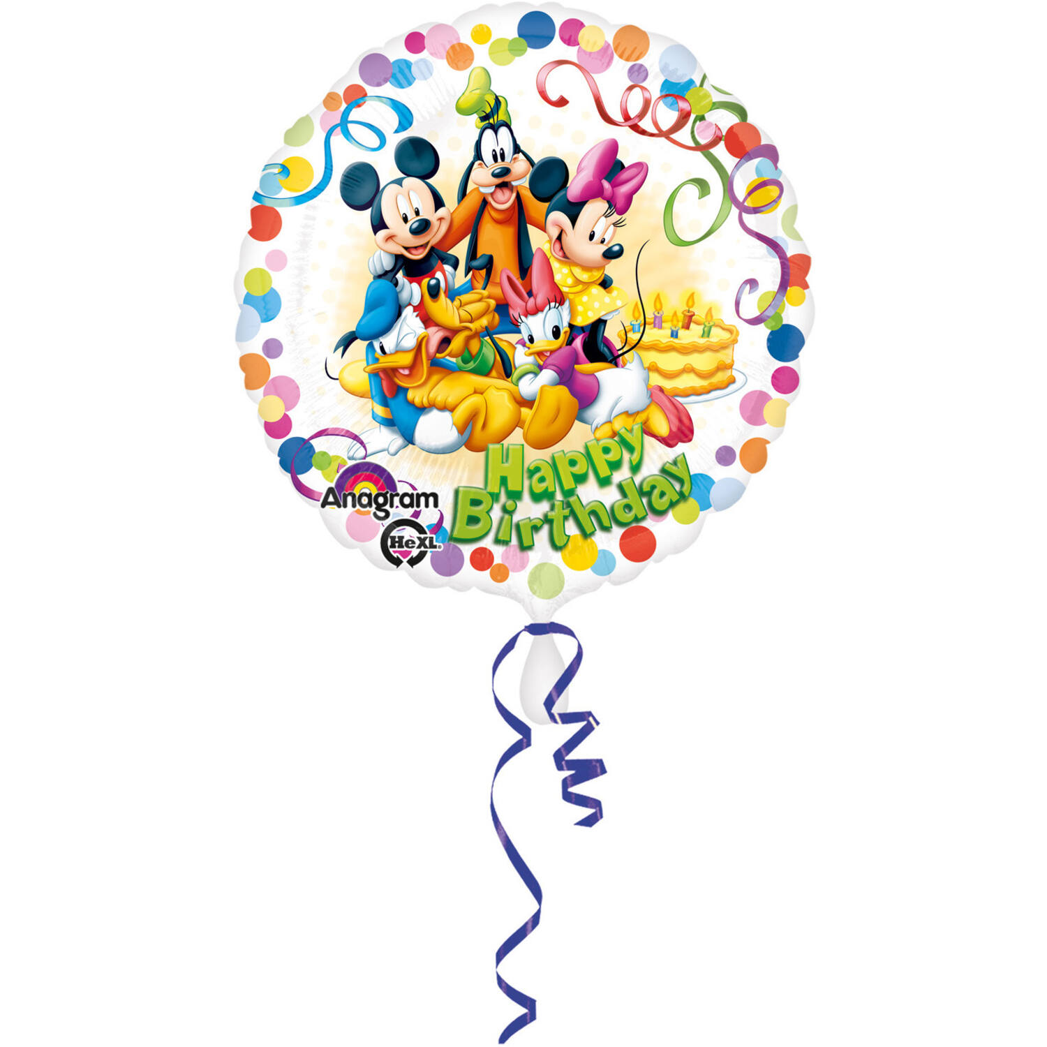Balon Mickey & Friends HBD