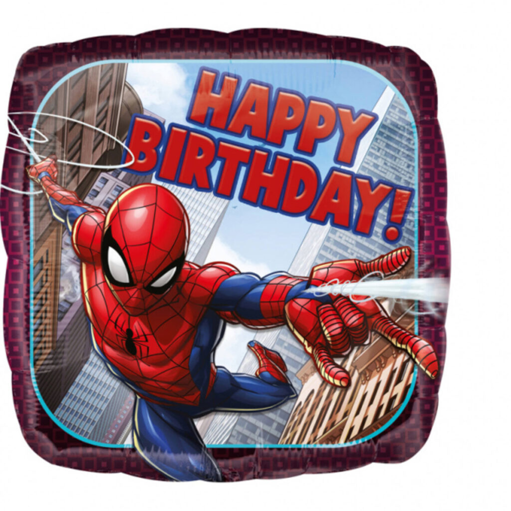 Balon Spiderman HBD