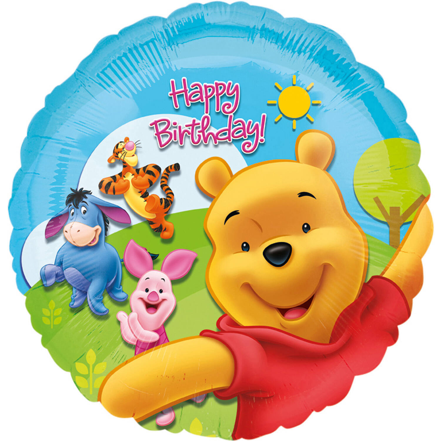 Balon Winnie the Pooh HBD